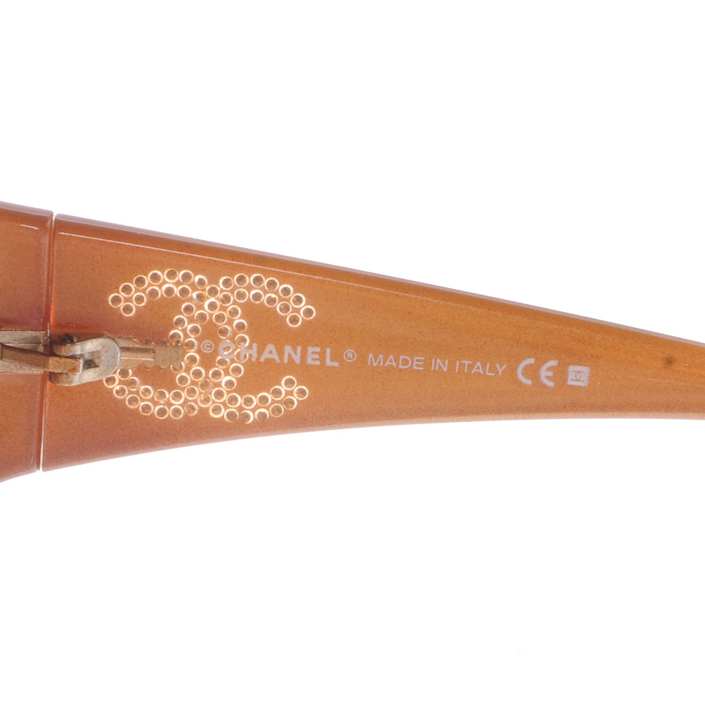 Crystal CC Logo Sunglasses 6013 B Brown