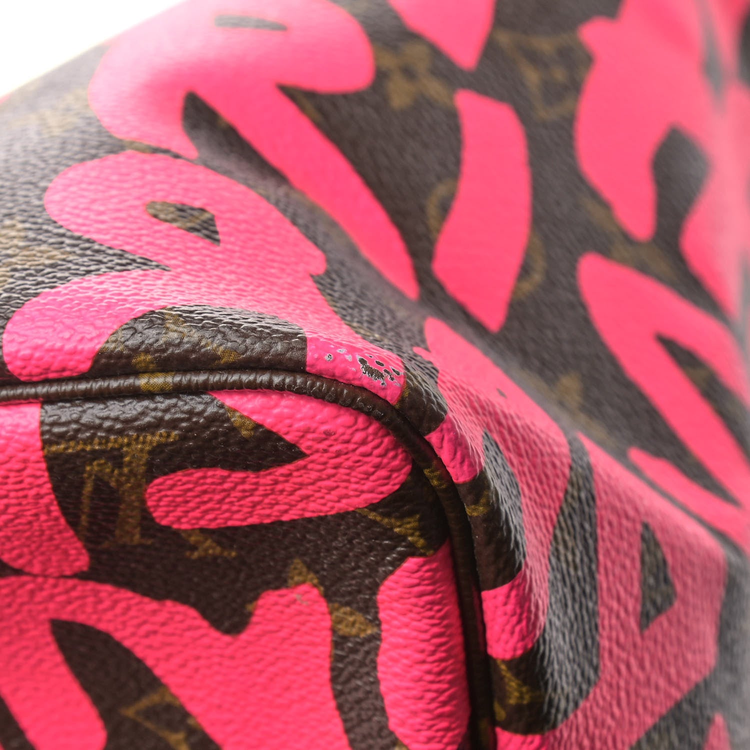 Louis Vuitton Monogram Graffiti Neverfull GM Fuchsia 10 of 10