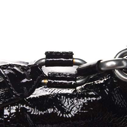 Chloe Crinkled Patent Betty Hobo Black 10 of 15