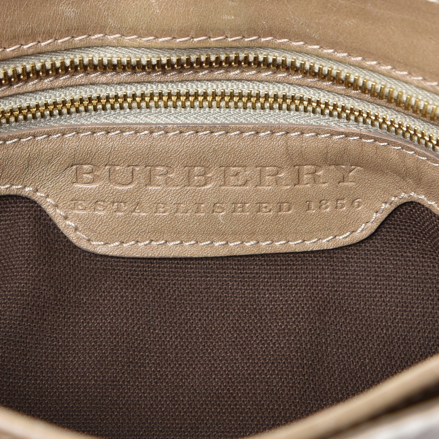 Burberry Canvas Calfskin Mega Nova Check Small Warrior Trench 6 of 14