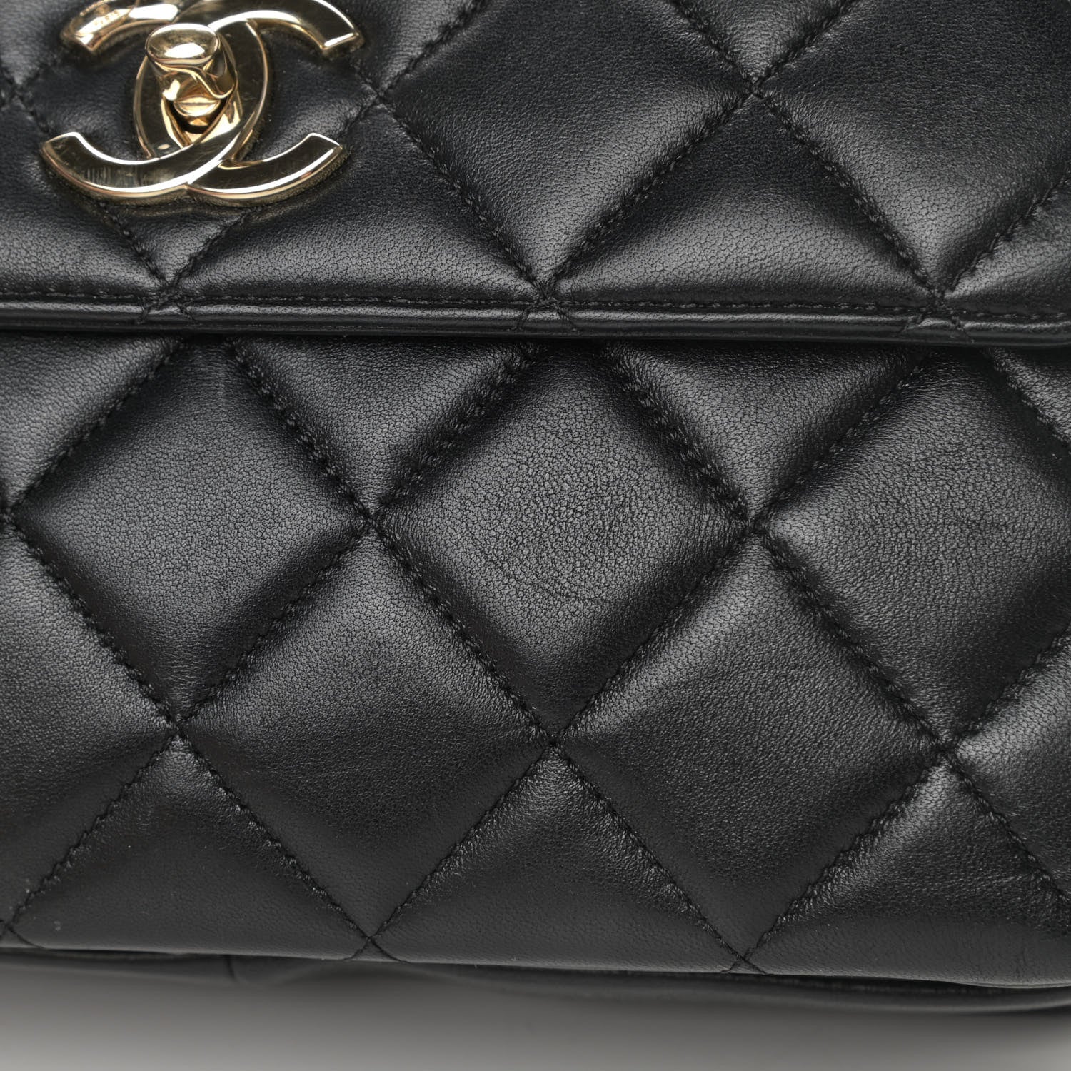 Chanel Lambskin Quilted Small Trendy CC Dual Handle Flap Bag Black 5 of 5