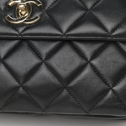 Chanel Lambskin Quilted Small Trendy CC Dual Handle Flap Bag Black 5 of 5