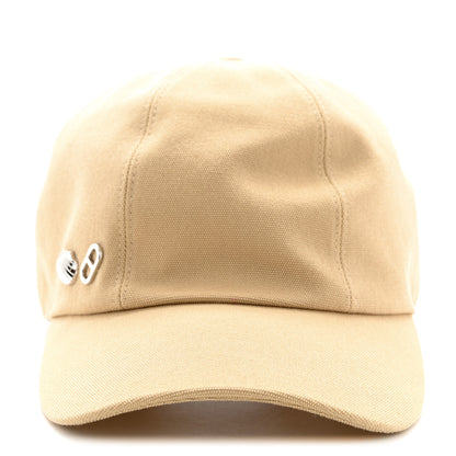 Hermes Cotton Canvas Serena Seashell Cap 57 Beige Albatre 3 of 9