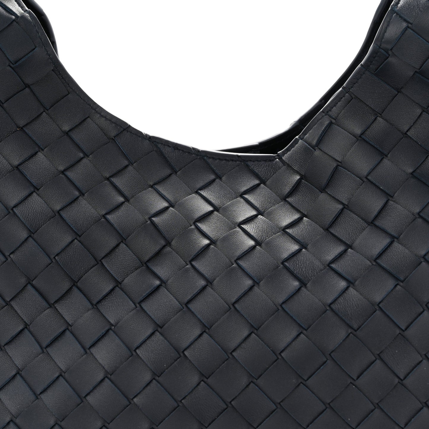 Nappa Intrecciato Medium Campana Shoulder Bag Midnight