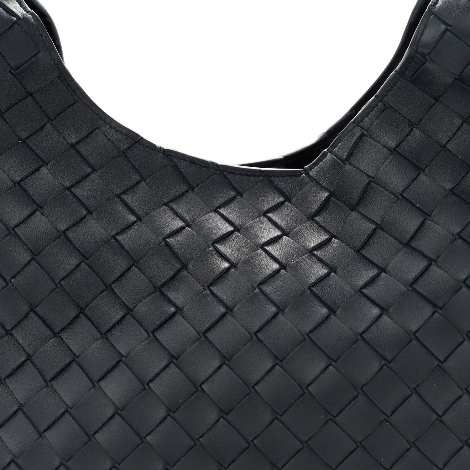 Bottega Veneta Nappa Intrecciato Medium Campana Shoulder Bag Midnight 8 of 11