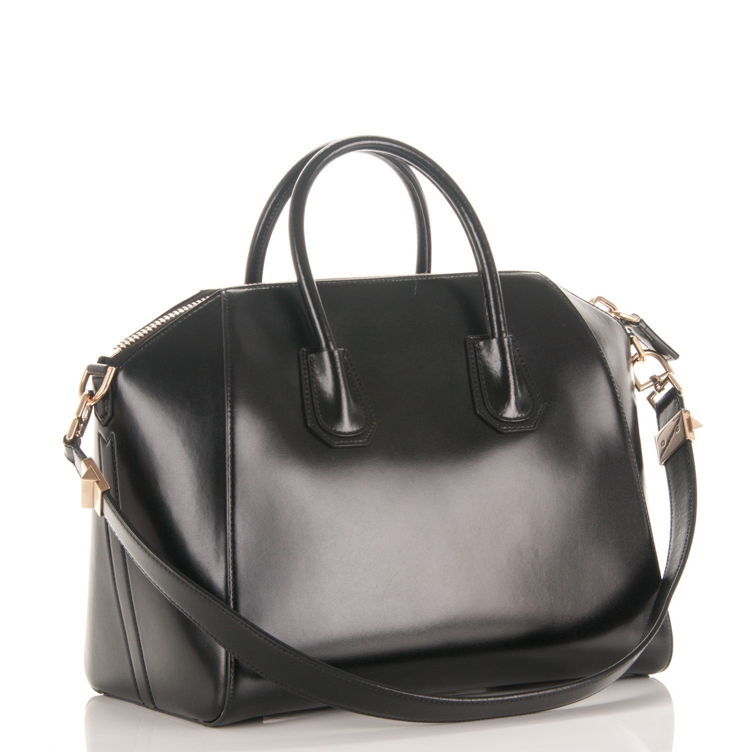 Givenchy Shiny Lord Calfskin Medium Antigona Black 4 of 8