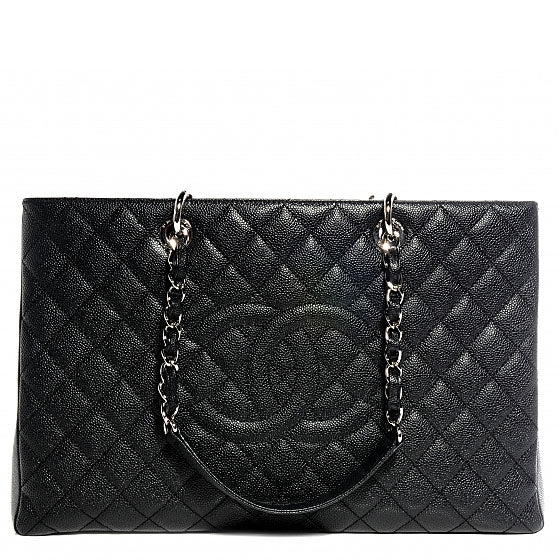 Chanel Caviar XL Grand Shopping Tote GST Black 1 of 7