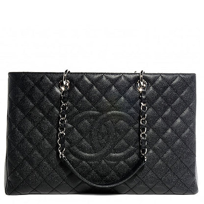 Chanel Caviar XL Grand Shopping Tote GST Black 1 of 7