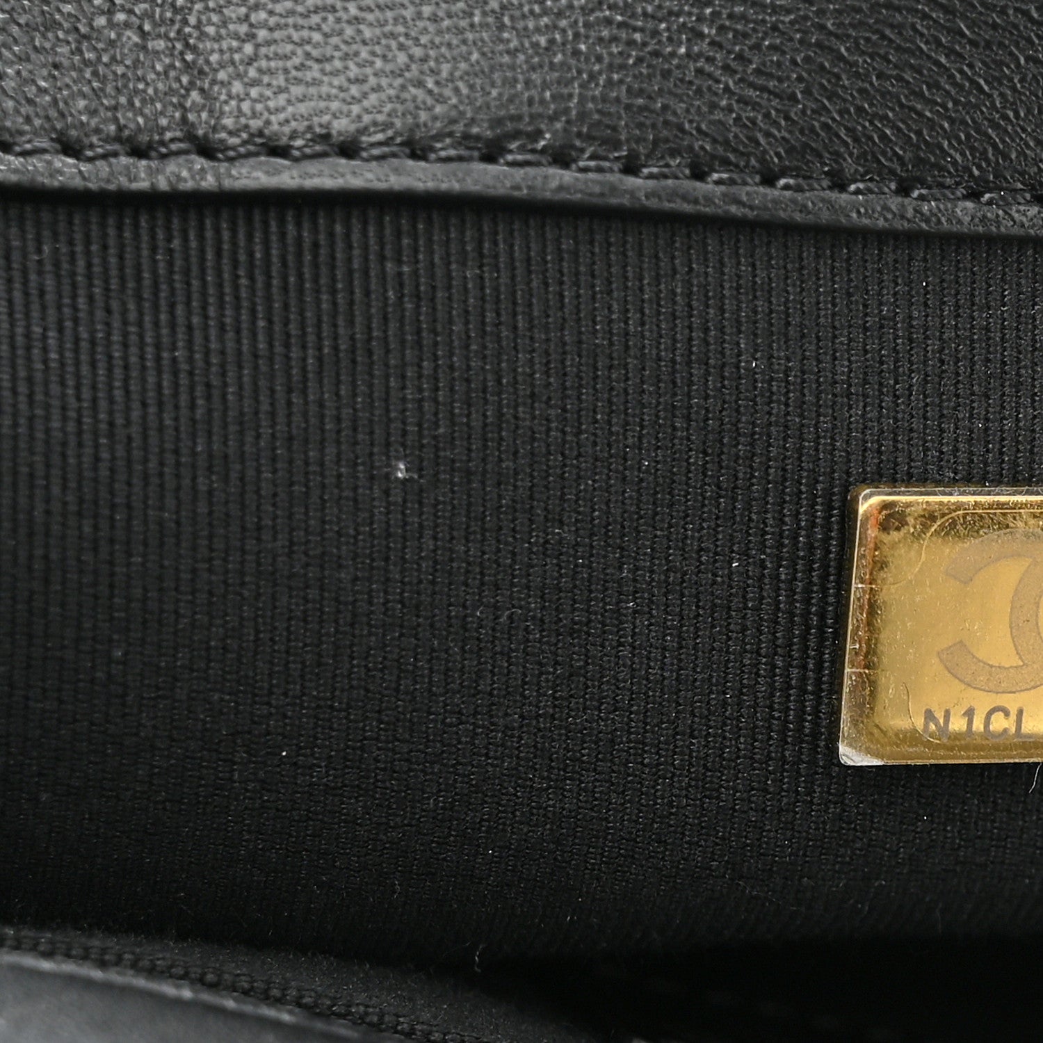 Chanel Lambskin Quilted Chain To Chain Flap Black 7 of 10