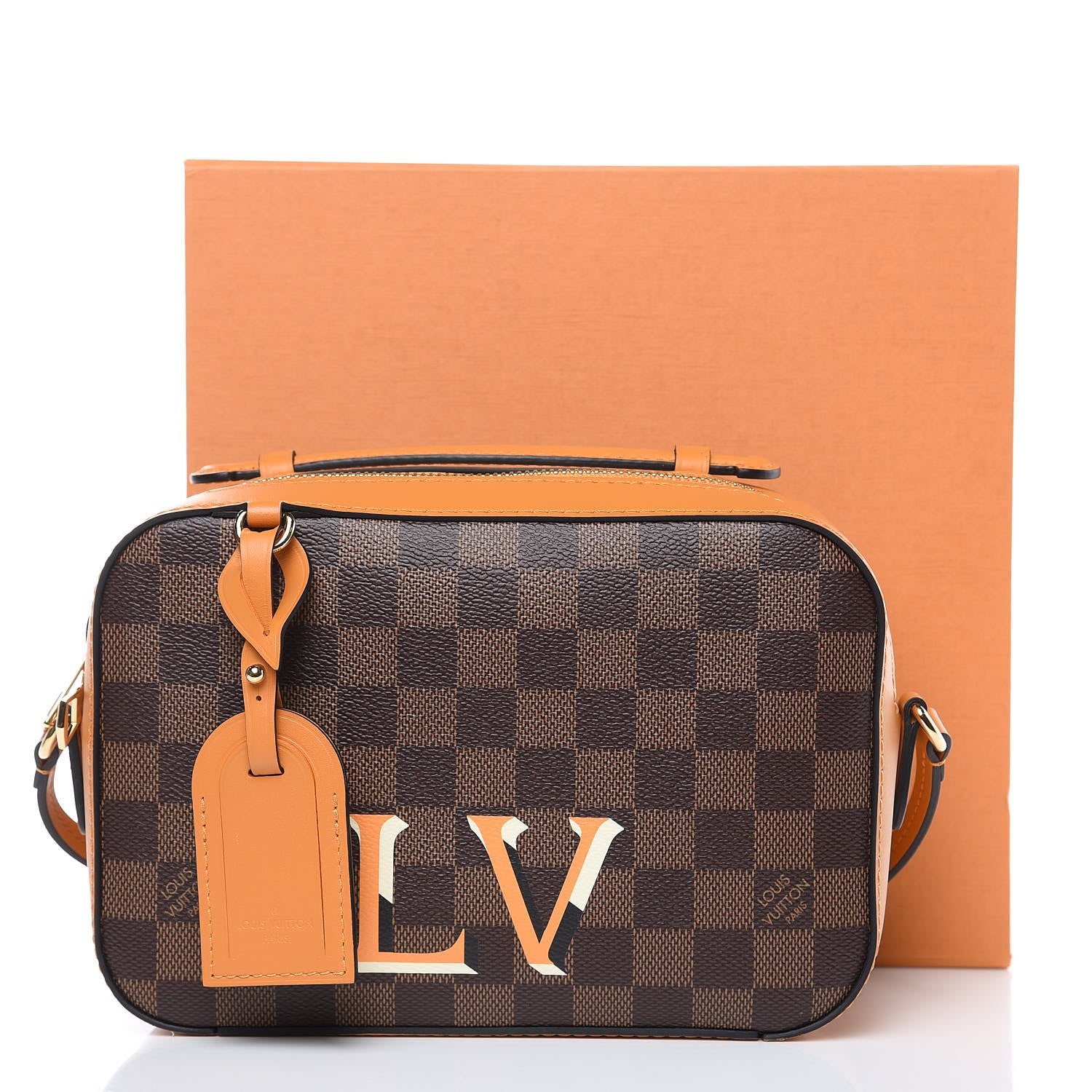 Louis Vuitton Damier Ebene Santa Monica Safran 9 of 10