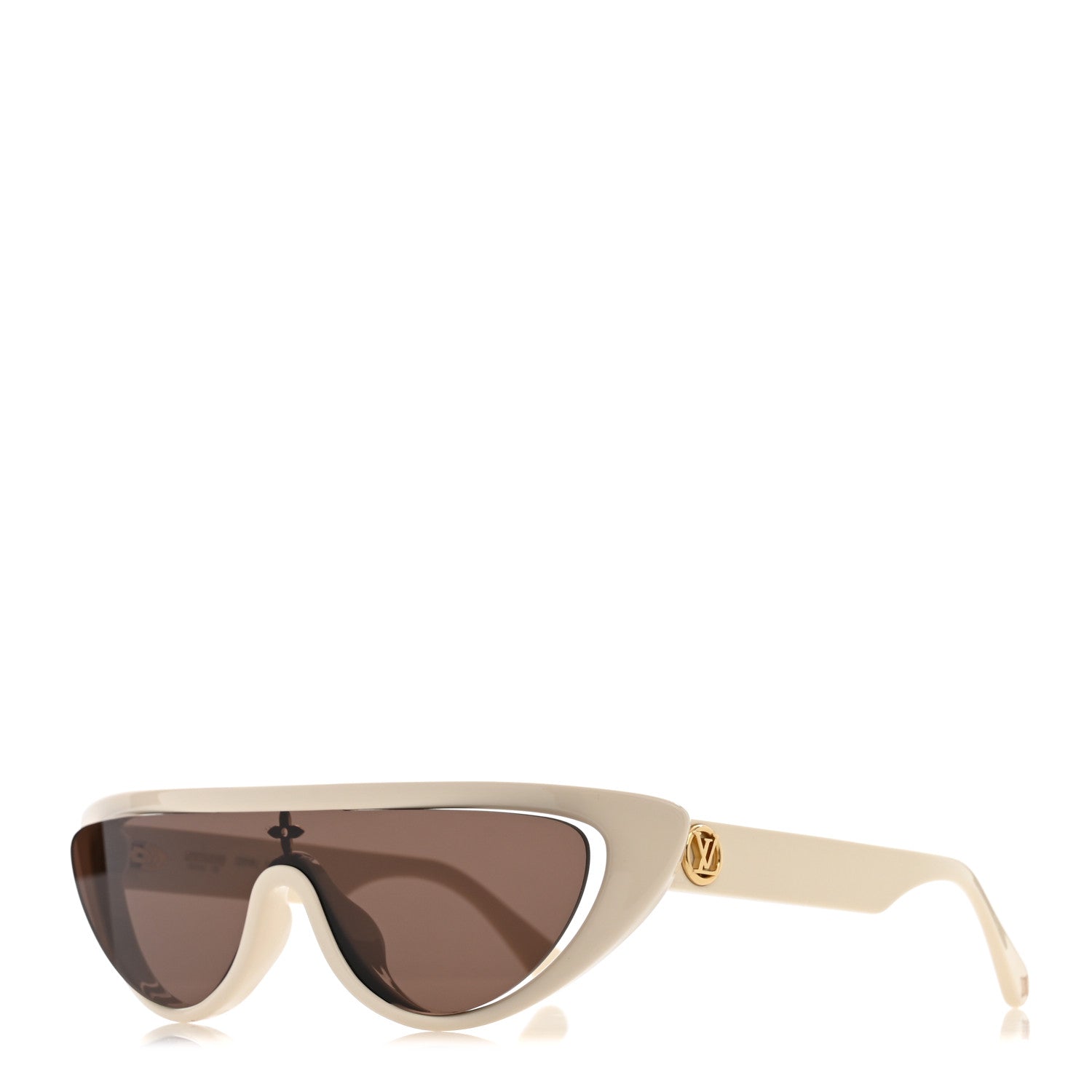 Louis Vuitton Acetate Split Cat Eye Sunglasses Z2218U White 1 of 7