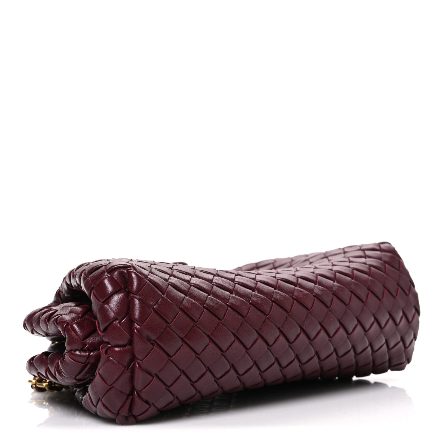 Bottega Veneta Nappa Intrecciato Small The Lauren 1980 Clutch With Chain Barolo 4 of 11