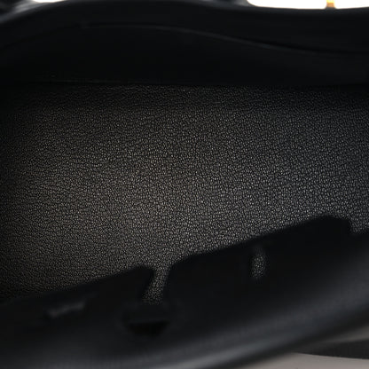 Hermes Togo Birkin 25 Black Black 5 of 12