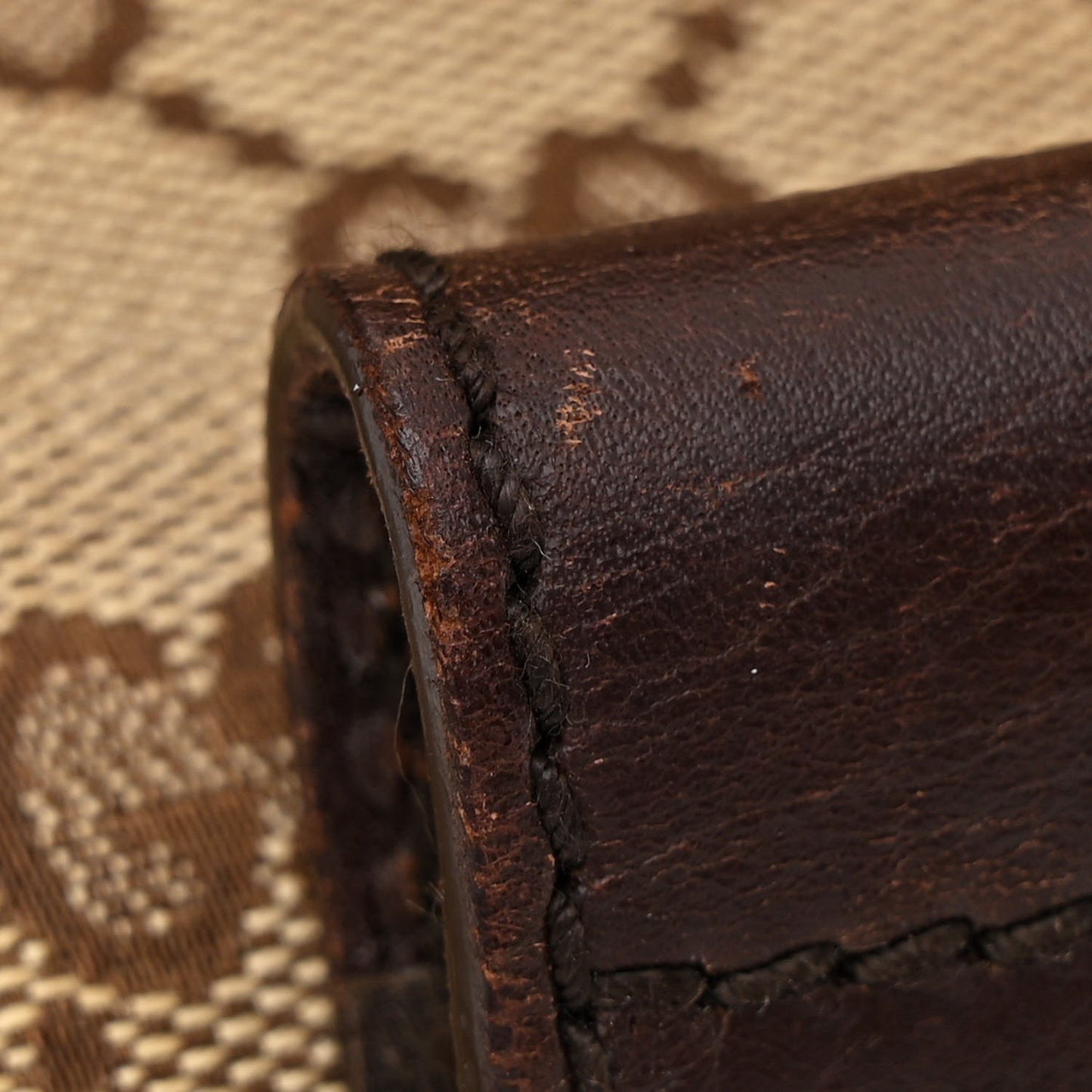 Monogram Waist Belt Bag Dark Brown