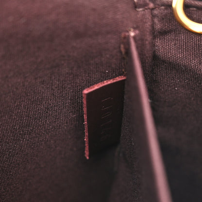 Louis Vuitton Vernis Pochette Felicie Chain Wallet Amarante 8 of 12