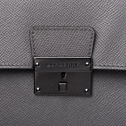 Burberry Calfskin Messenger Bag Grey 11 of 16