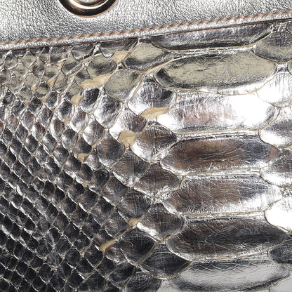Gucci Python Romy Medium Tote Silver 8 of 9