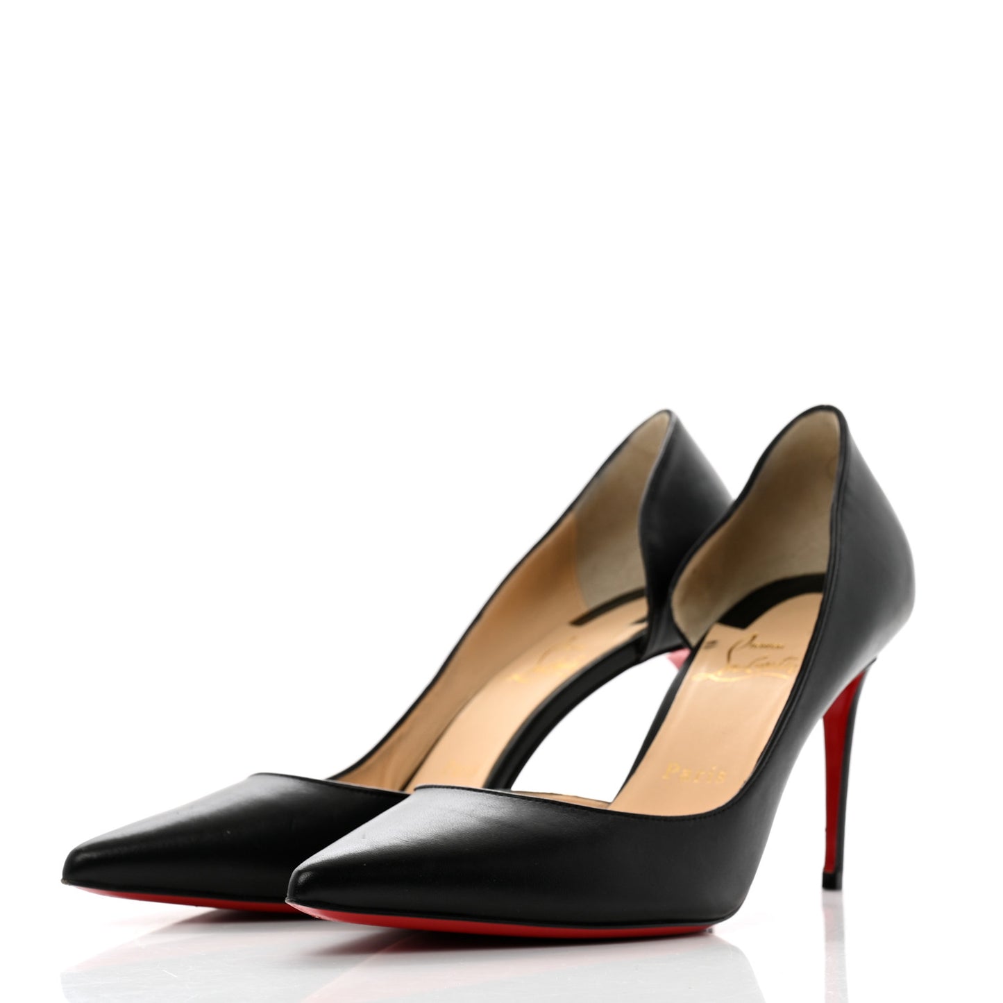 Shiny Nappa Iriza 85 Pumps 39.5 Black