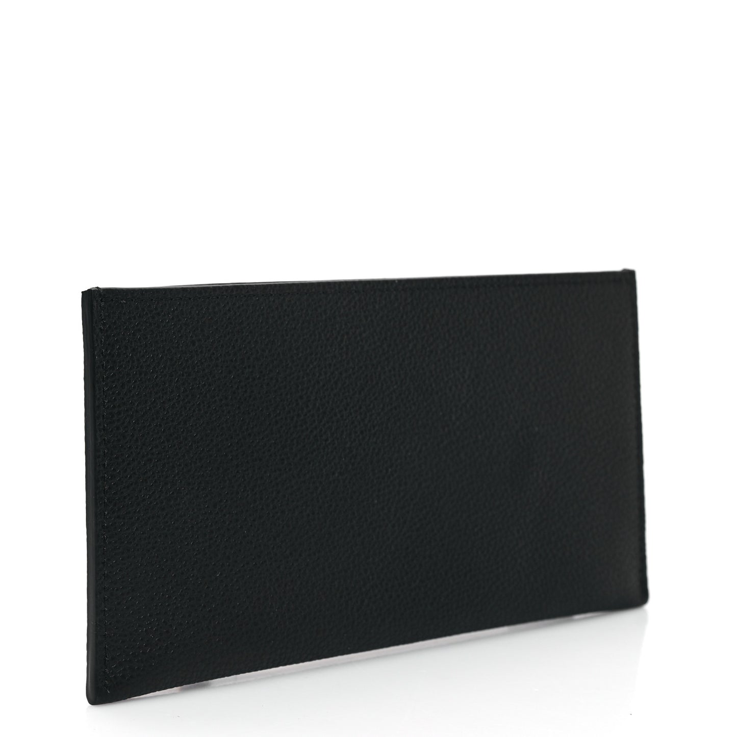 Calfskin Felicie Chain Wallet Card Holder Insert Black