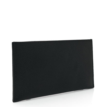 Louis Vuitton Calfskin Felicie Chain Wallet Card Holder Insert Black 3 of 7