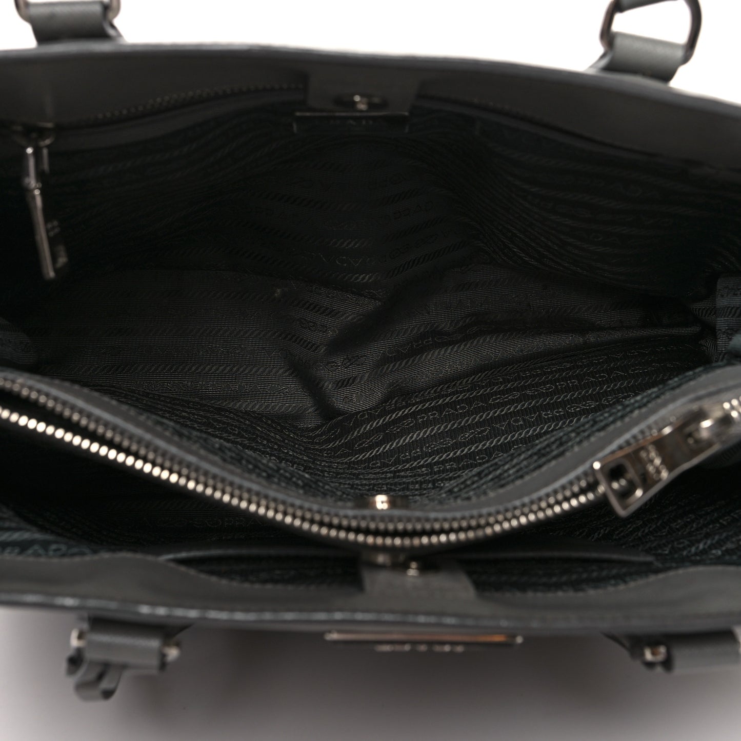 Saffiano Medium Galleria Double Zip Tote Marmo