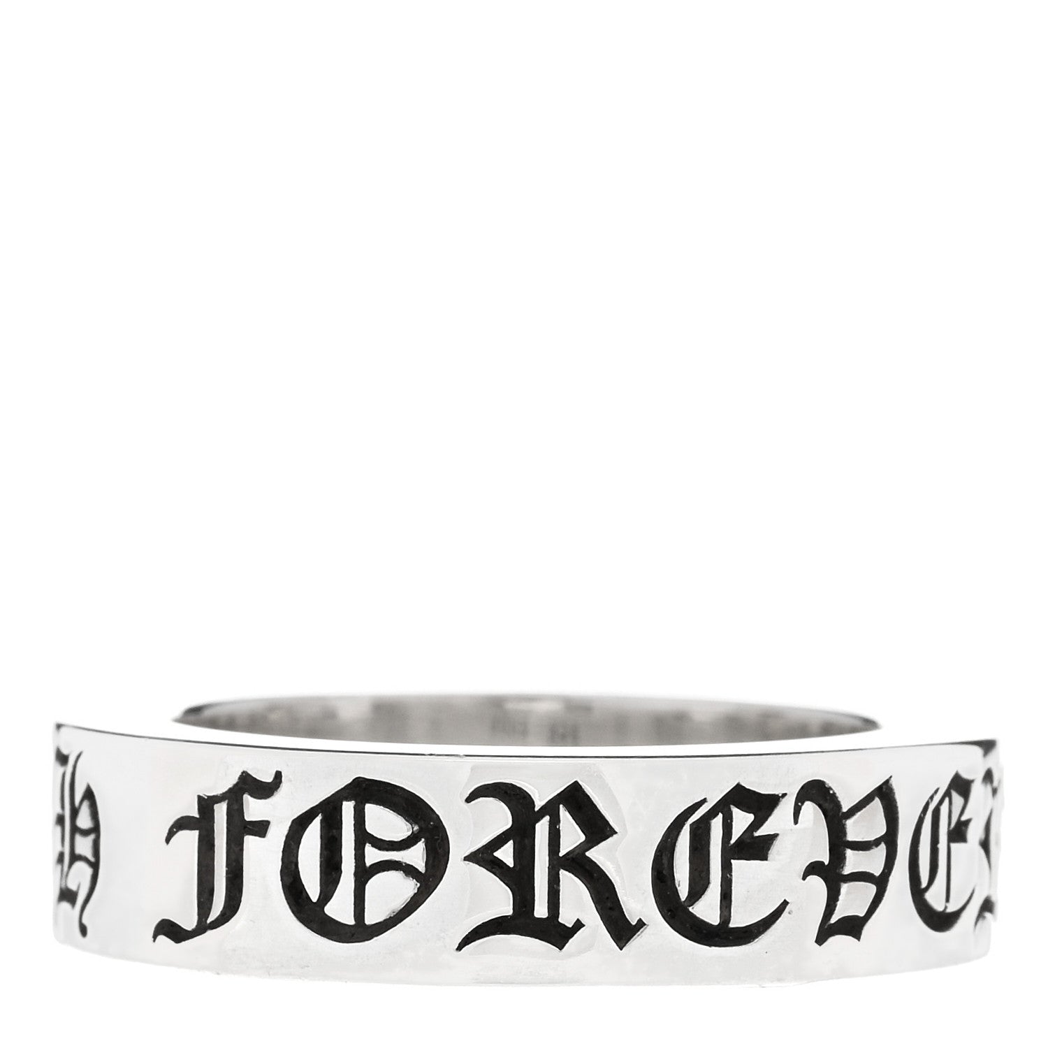 Chrome Hearts Sterling Silver Forever Spacer Ring 56 7.5 1 of 5