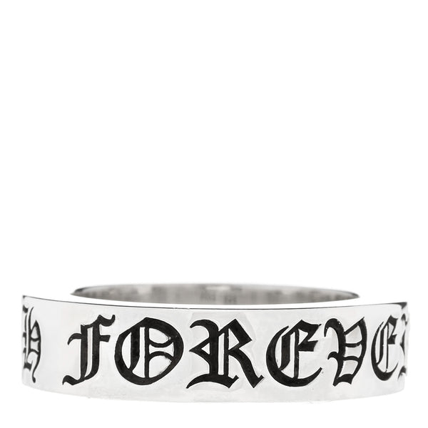 Chrome Hearts Sterling Silver Forever Spacer Ring 56 7.5 1718771
