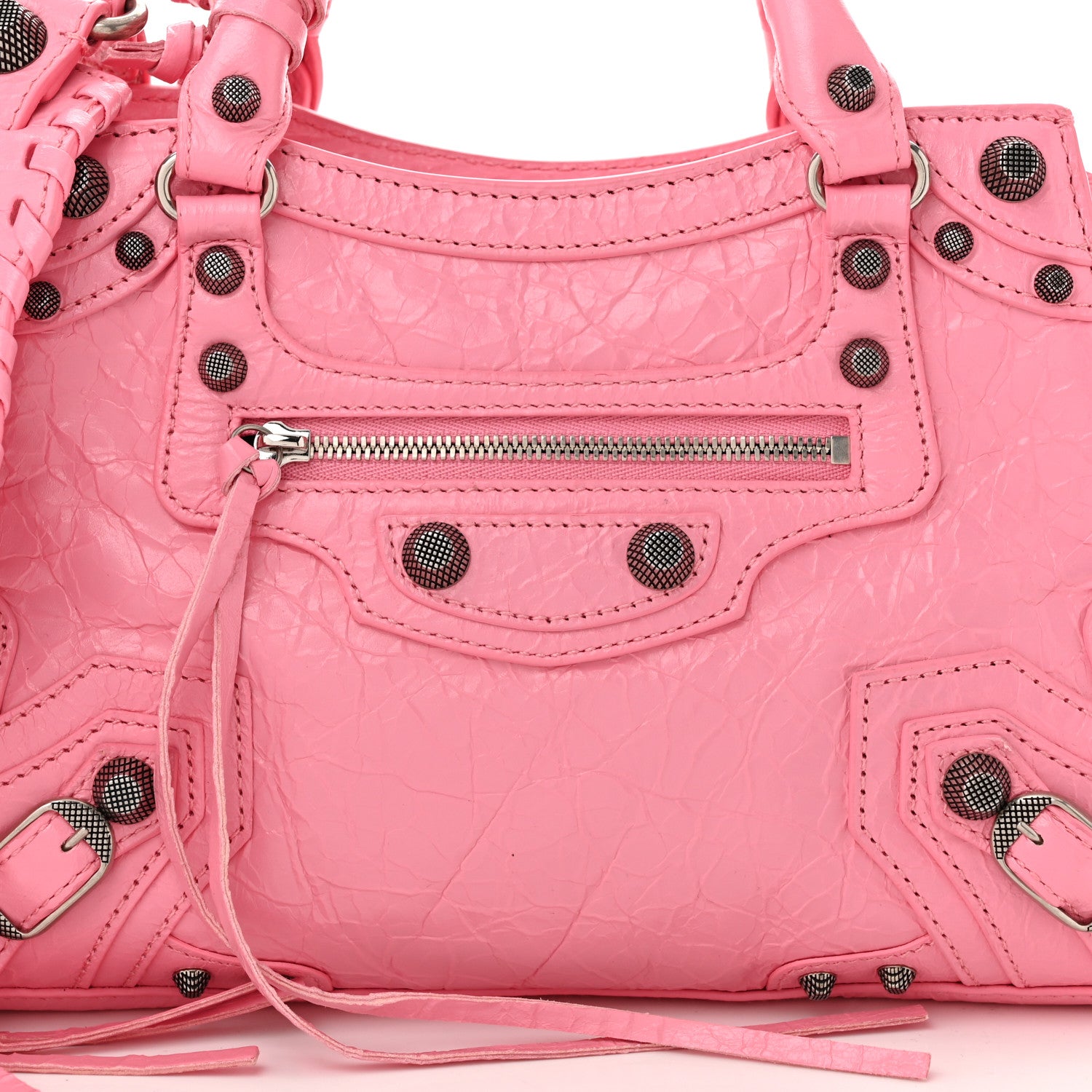 Balenciaga Agneau Arena Neo Cagole Handbag XS Sweet Pink 9 of 11