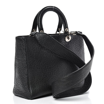Christian Dior Canyon Grained Lambskin Large Lady Dior Black 2 of 9