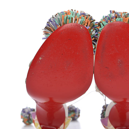 Christian Louboutin Nappa Suede Starouchi 100 Sandal 35 Multicolor 8 of 14