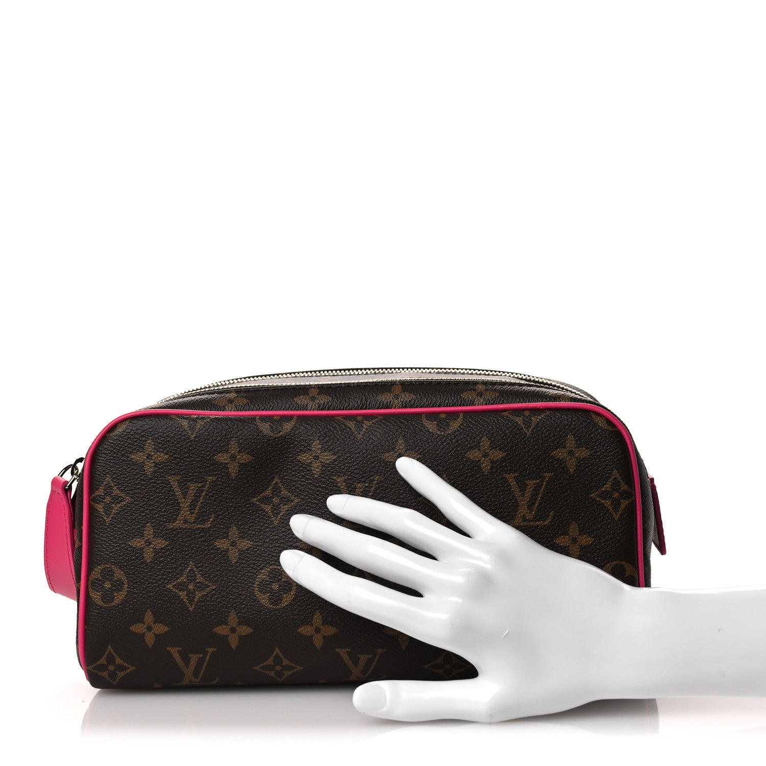 Louis Vuitton Monogram Macassar Dopp Kit Toilet Pouch Pondichery Pink 2 of 10