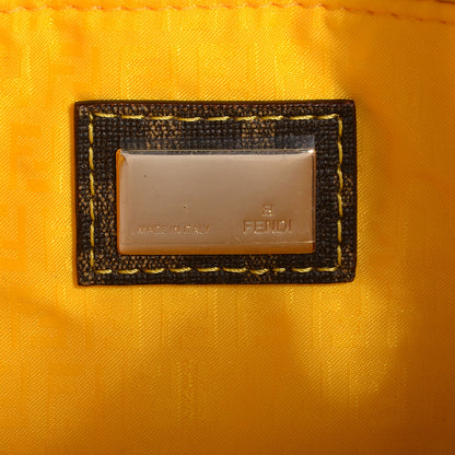 Fendi Zucca Spalmati Pochette Tobacco Giallo 7 of 9