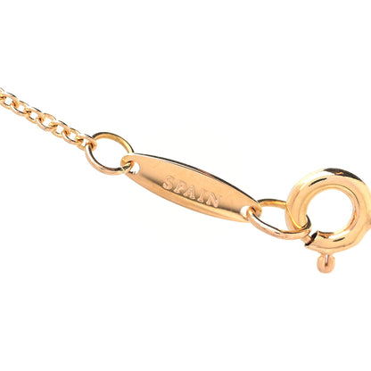 Tiffany 18K Rose Gold Diamond .03ct Elsa Peretti Diamonds by the Yard Pendant Necklace 4 of 6