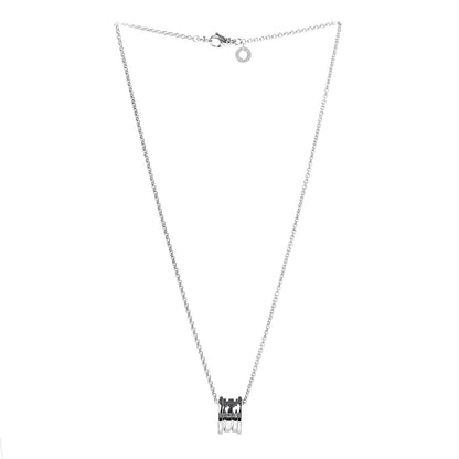 Bulgari 18K White Gold B.Zero1 Pendant Necklace 3 of 6