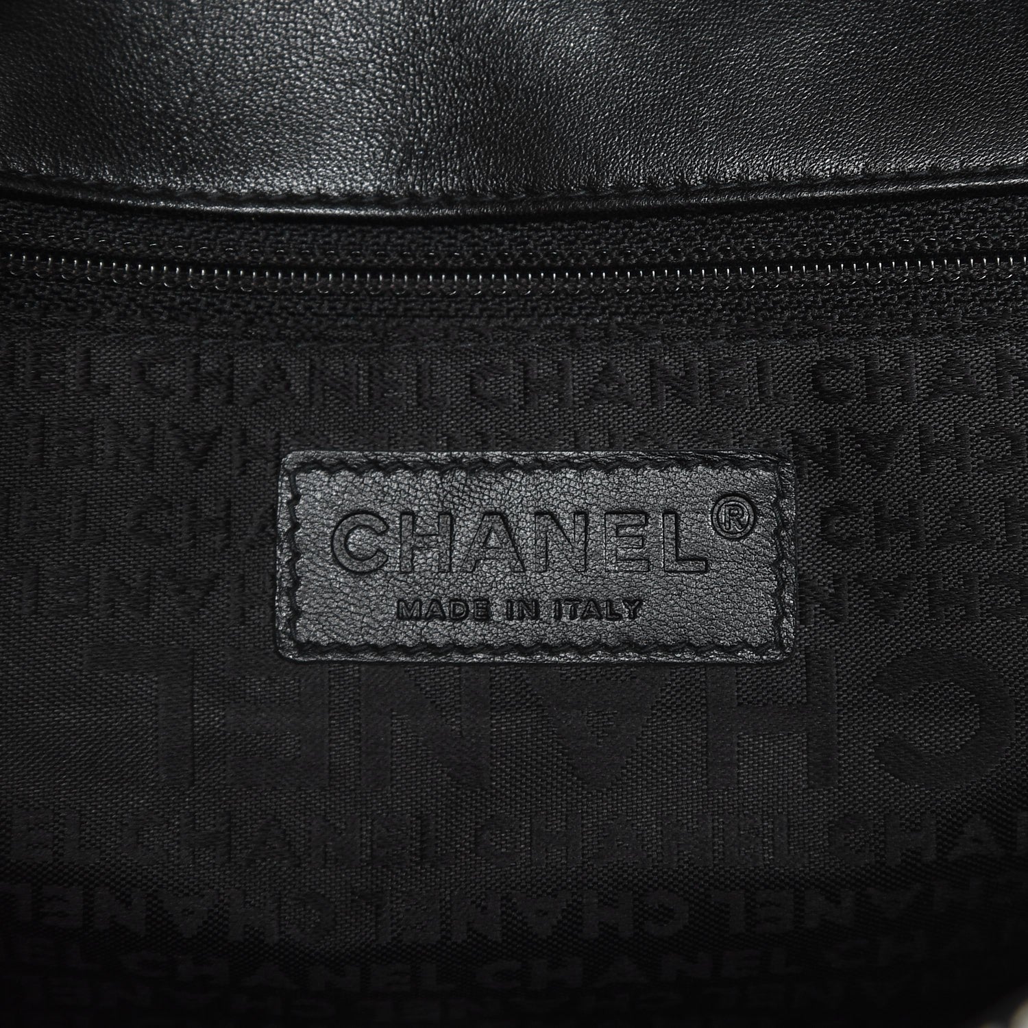 Chanel Silk Lambskin Coco Mademoiselle Scarf Flap Bag White Black 7 of 13