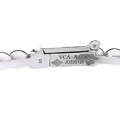 Van Cleef & Arpels 18K White Gold Perlee Pearls of Gold Bracelet S 3 of 5