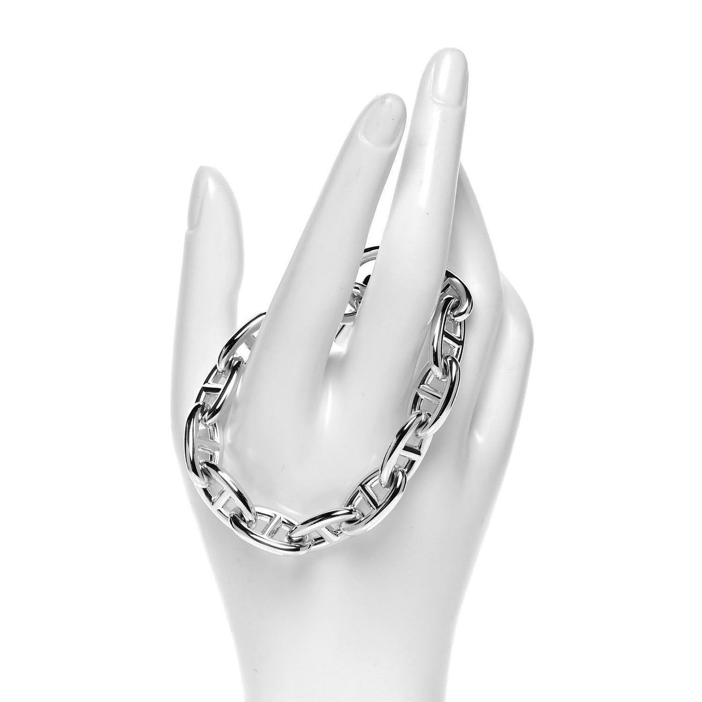 Sterling Silver GM Chaine D'Ancre Bracelet 12