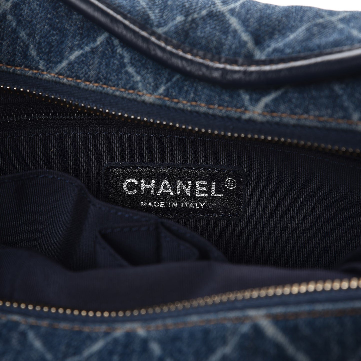 Denim Calfskin Medium Gabrielle Hobo Blue