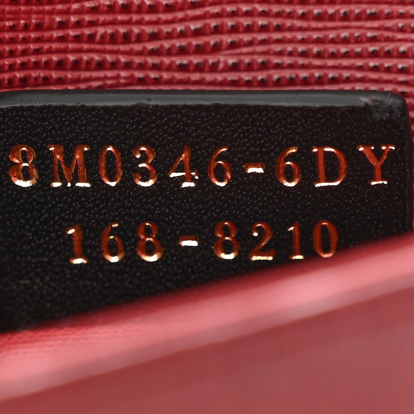 Vitello Elite Crystal Fendi Loves Monster Eyes Tube Wallet on Chain Rosso Scuro Multicolor