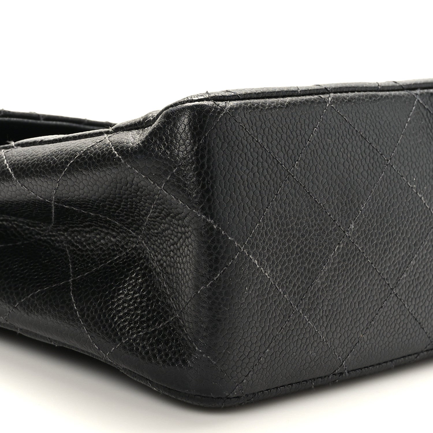 Chanel Caviar Jumbo Single Flap Black 8 of 9