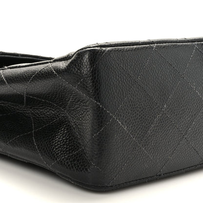 Chanel Caviar Jumbo Single Flap Black 8 of 9