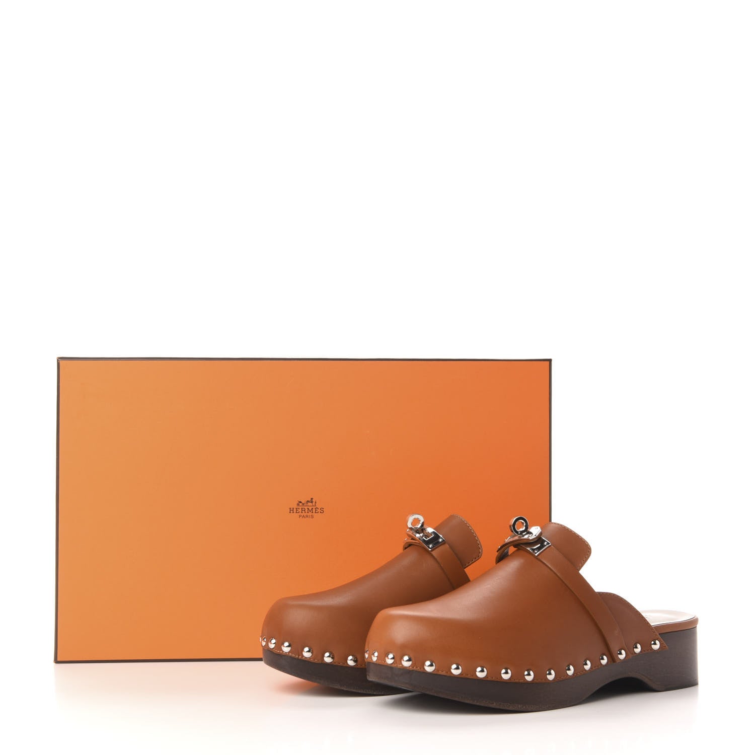 Hermes Heritage Calfskin Carlotta Mules 36 Naturel 8 of 8