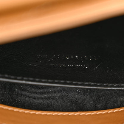 Saint Laurent Calfskin Y Quilted Monogram Small Loulou Chain Satchel Dark Natural 7 of 12