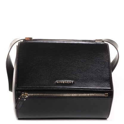 Givenchy Textured Calfskin Medium Pandora Box Crossbody Bag Black 1 of 11