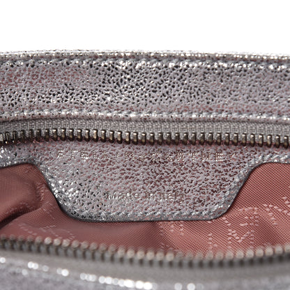 Stella McCartney Shaggy Deer Falabella Fold Over Clutch Silver 8 of 9
