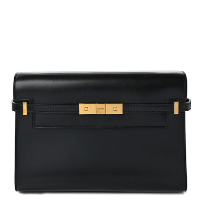 Saint Laurent Smooth Calfskin Manhattan Shoulder Bag Black 1 of 8