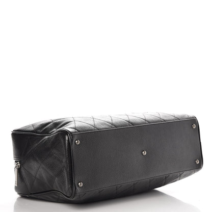 Chanel Caviar Patent Quilted Large Bowler Black 4 of 11