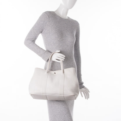 Hermes Negonda Garden Party Tote 36 MM White 3 of 12