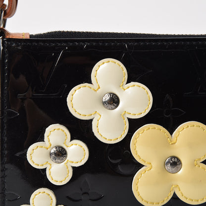 Louis Vuitton Vernis Lexington Fleurs Pochette Black 10 of 14