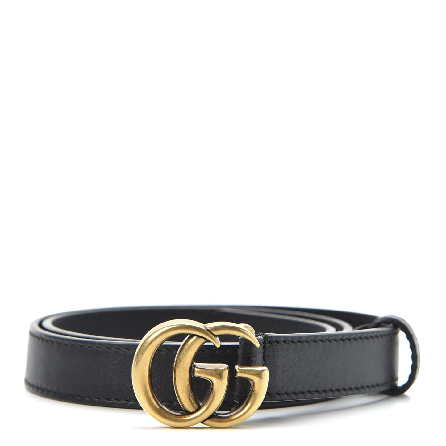 Calfskin Double G 20mm Belt 70 28 Black